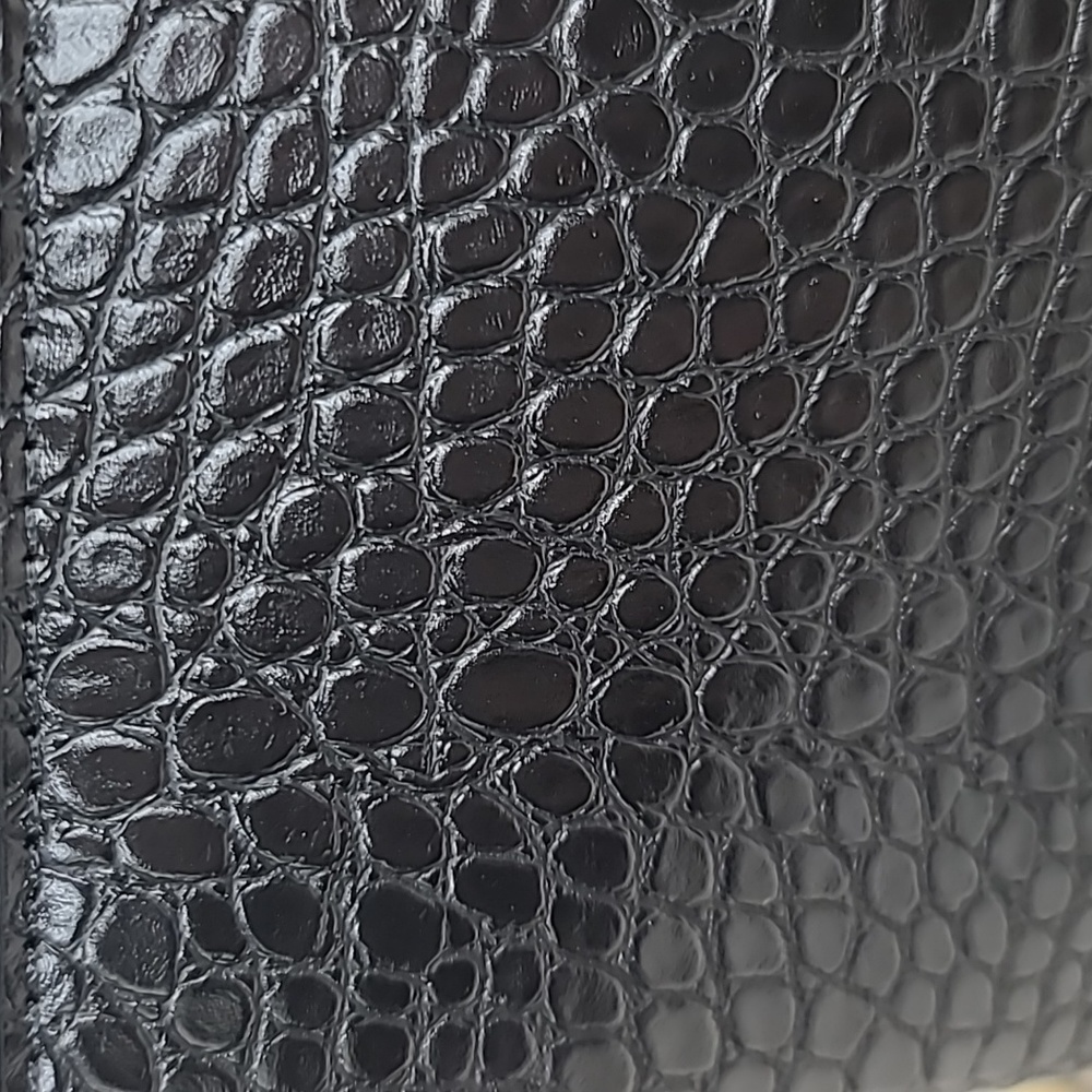All of the Above AOTA Elena Croc Embossed Vegan Leather Bucket Bag Black - NWT - Picture 6 of 17